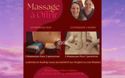 Massage duo et massage à 4 mains à Angers